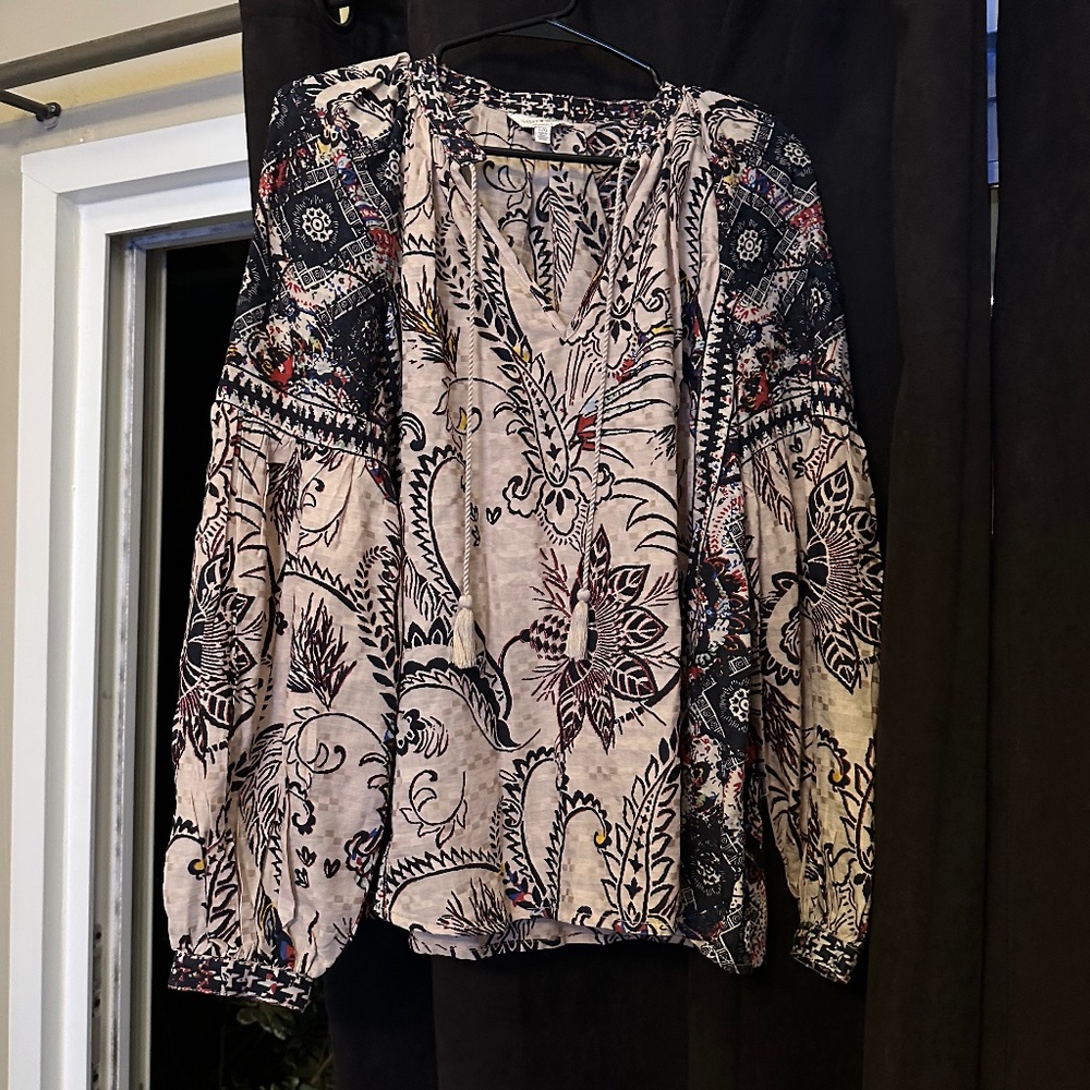 Lucky Brand BoHo Blouse (Large)